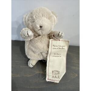Bunnies By the Bay “Wee Bao Bao” Teddy Bear Soft Plush 2009 NWT 6in Tall Cream